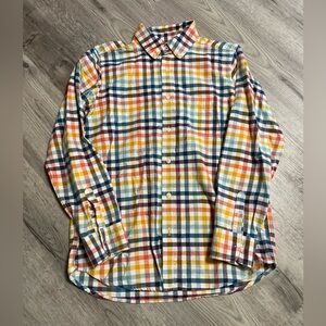 Kids Lands End button up dress shirt size L